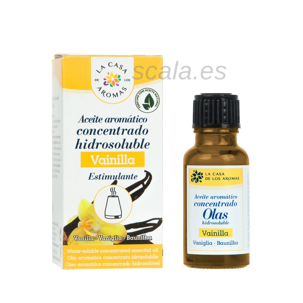 Aceite Ambientador Concentrado Hidrosoluble - Vainilla - 15 ML - 034474