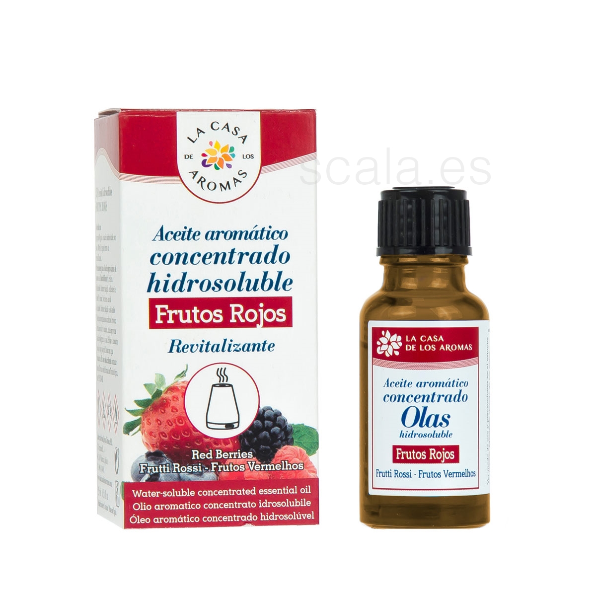 Aceite Aromático Concentrado Hidrosoluble - Frutos Rojos - 15 ML