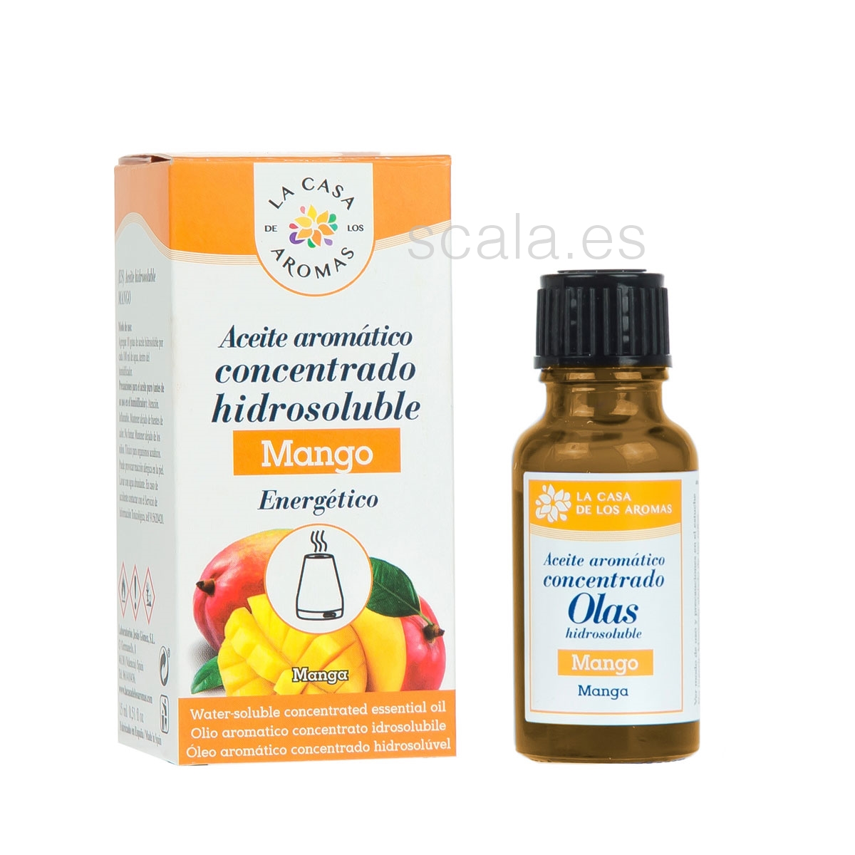 Aceite Aromático Concentrado Hidrosoluble Mango - 15ML