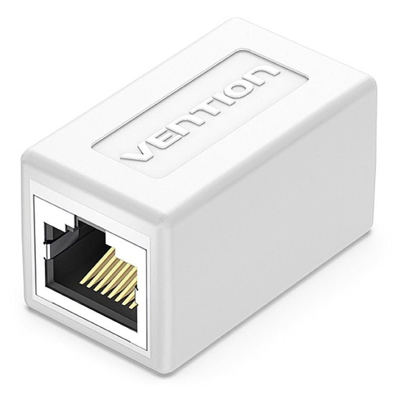 Adaptador Conector [Empalme] - RJ45 Hembra - RJ45 Hembra - Vention IPVW0 - Categoría 6 FTP - Blanco