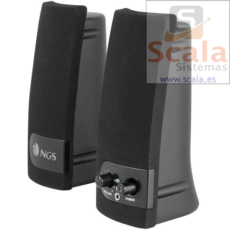 Altavoces 2.0 NGS SoundBand 150 • 200W PMPO • 4W RMS • Conector Auriculares