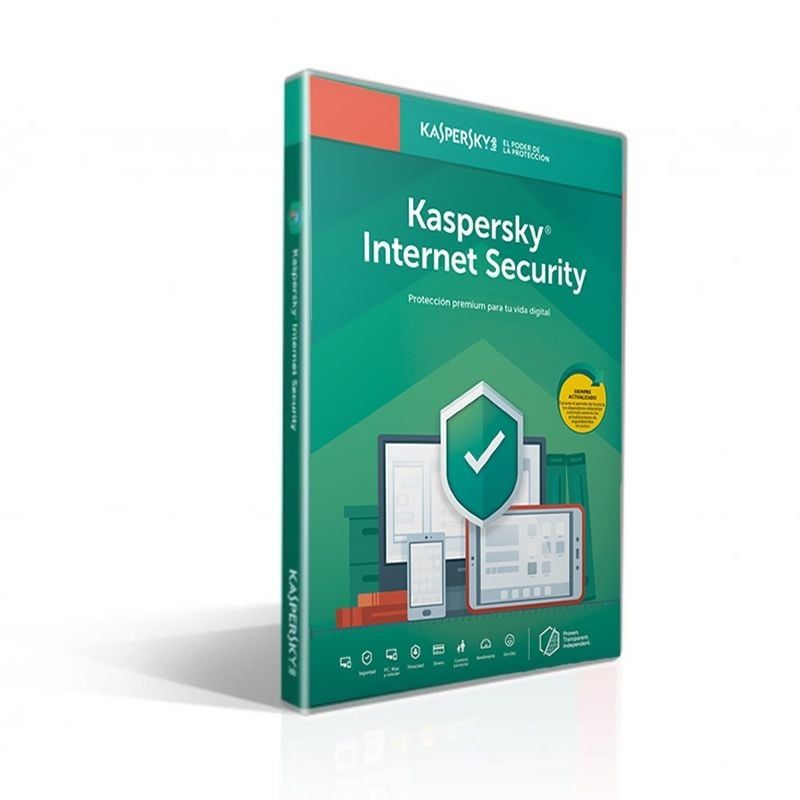 Antivirus Kaspersky Internet Security  - 1 Dispositivo - 1 Año - No CD - KL1939S5AFS-20MSBASEM