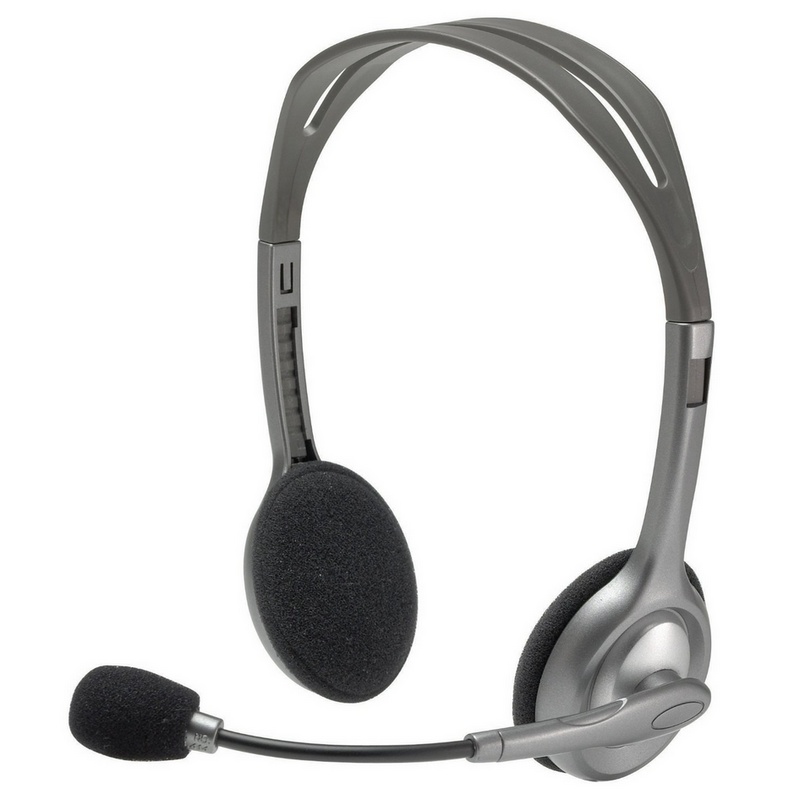 Auricular + Micrófono Logitech Headset H110 • Clavijas de 3.5mm • Sonido Estereo • 981-000271