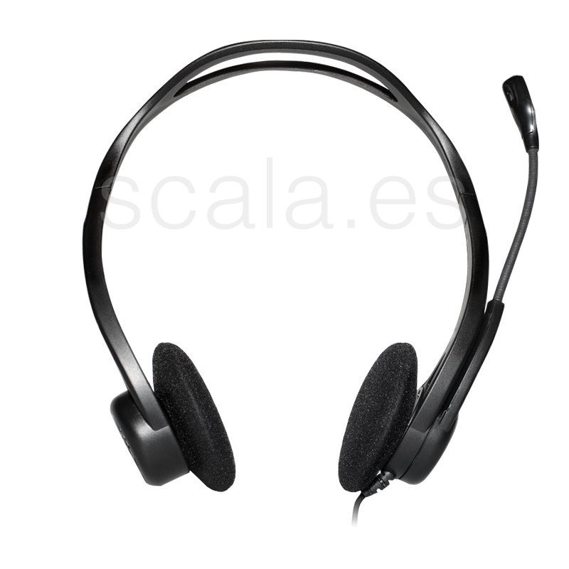 Auriculares Diadema Con Micrófono Logitech Headset PC 960 USB - Control Volumen / Mute - Negro - 981-000100