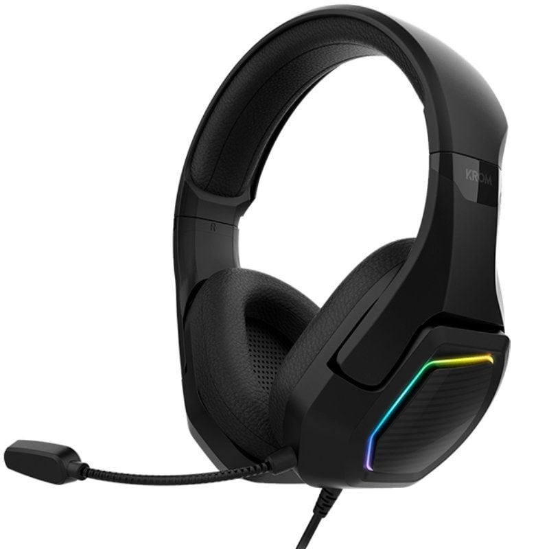 Auriculares Gaming con Micrófono Krom Kopa 7.1 - USB 2.0 - Negros — NXKROMKOPA71BK