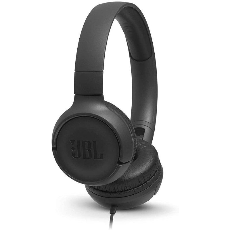Auriculares JBL Tune 500 - Con Micrófono - Jack 3.5 - Negros - JBLT500BLK