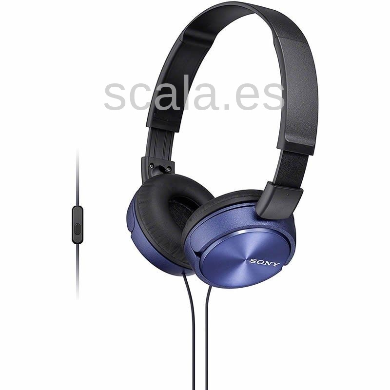 Auriculares SONY MDRZX310APL - Con Micrófono - Manos Libres - Jack 3.5 - Azules