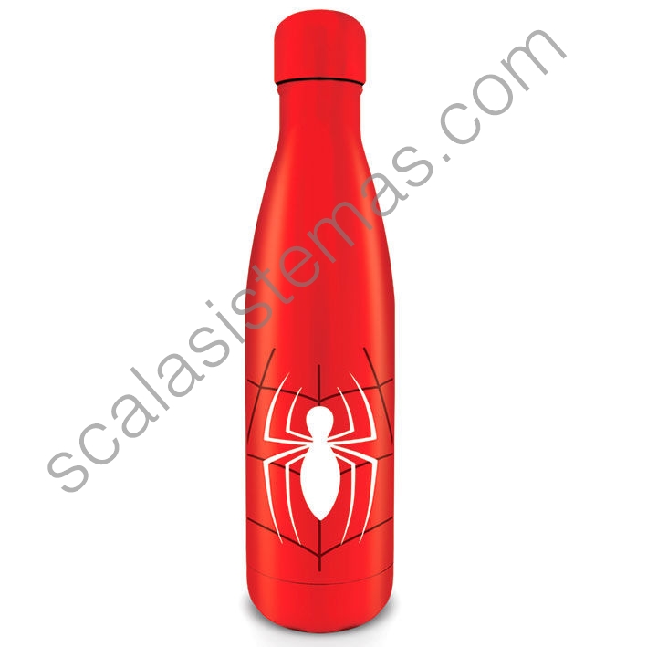 Botella metal Great Power Spiderman Marvel - Capacidad: 550ml