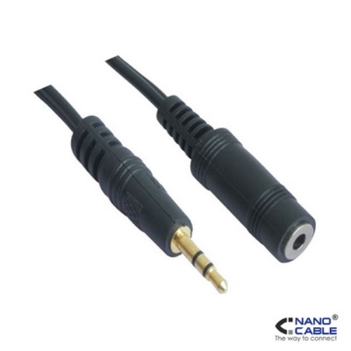 Cable Alargador de Audio Estereo - 3 Metros - Jack 3.5 Macho a Jack 3.5 Hembra - 10.24.0203