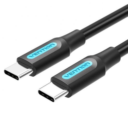 Cable USB 2.0 Vention COSBF - USB Tipo-C Macho - USB Tipo-C Macho - 1 Metro - Negro