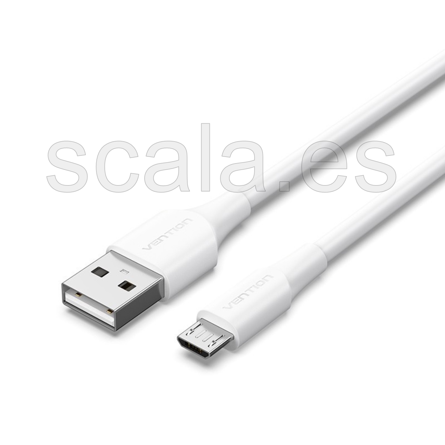 Cable USB Macho - Micro USB Macho - 1 Metro - Blanco - Vention CTIWF