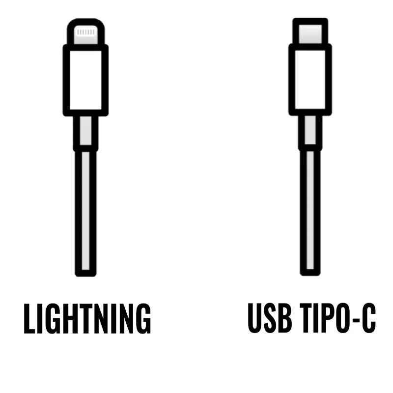 Cable de Carga Apple de conector USB-C a Lightning - 1 Metro - MM0A3ZM/A