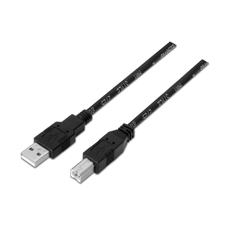 Cable de Impresora Standard USB 2.0 - 4.5 Metros - Tipo A Macho - B Macho - Nanocable 10.01.0105-BK