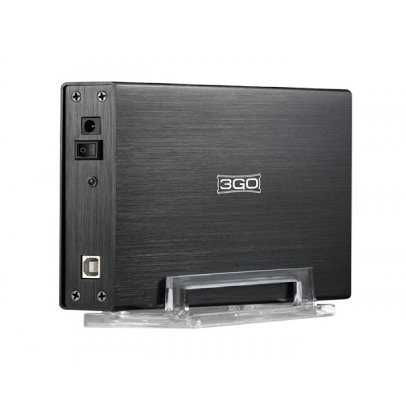 Caja Externa para Disco Duro de 3.5" - 3GO HDD35BKIS - USB 2.0