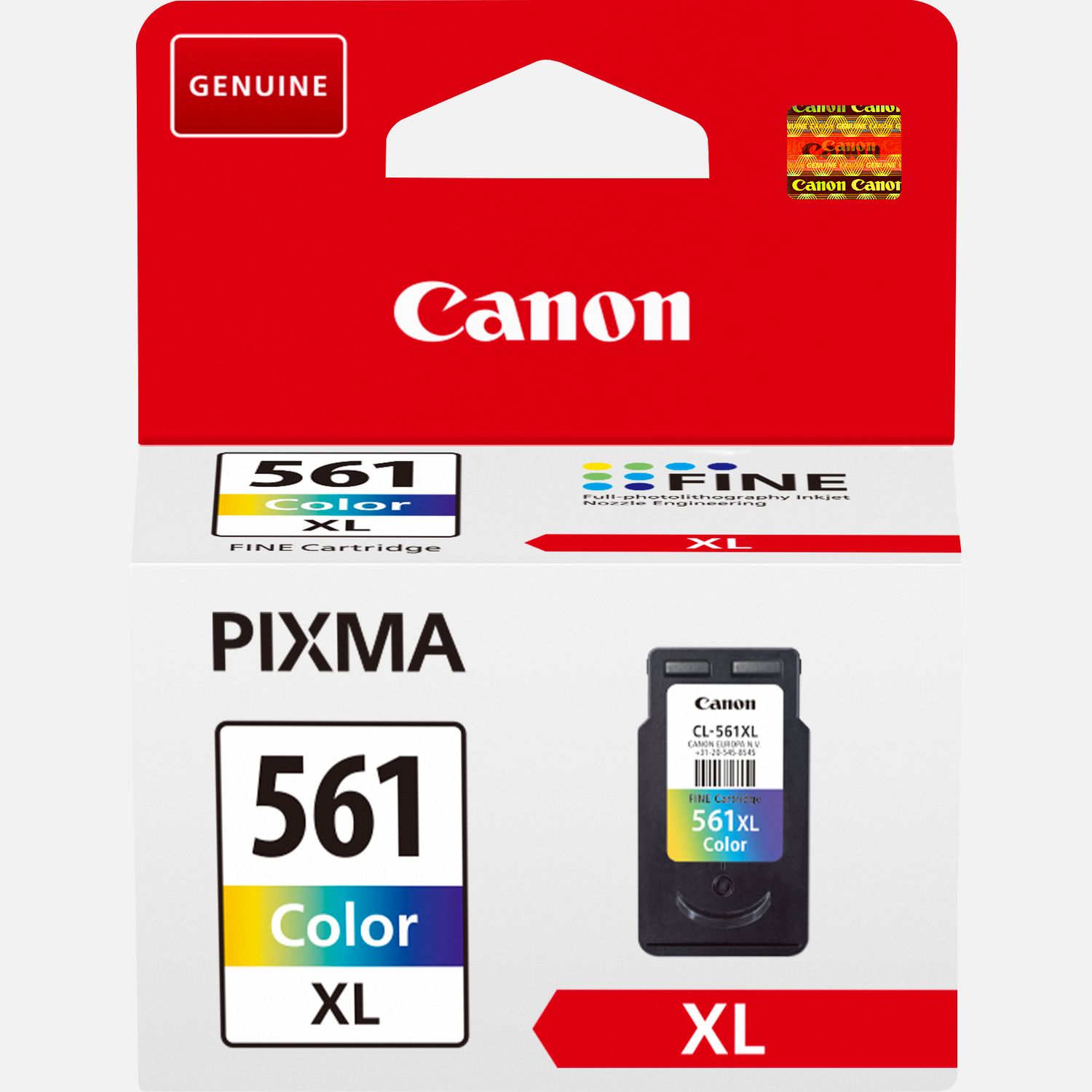 Canon PG-561XL - Cartucho de Tinta Original Color - Para Impresoras Pixma TS5350, TS5351, TS5352, TS5351 - PG561XL