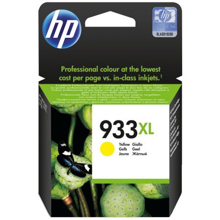 Cartucho de Tinta Original HP Nº 933XL Amarillo Para HP OfficeJet 6100, 6600, 6700 - CN056AE