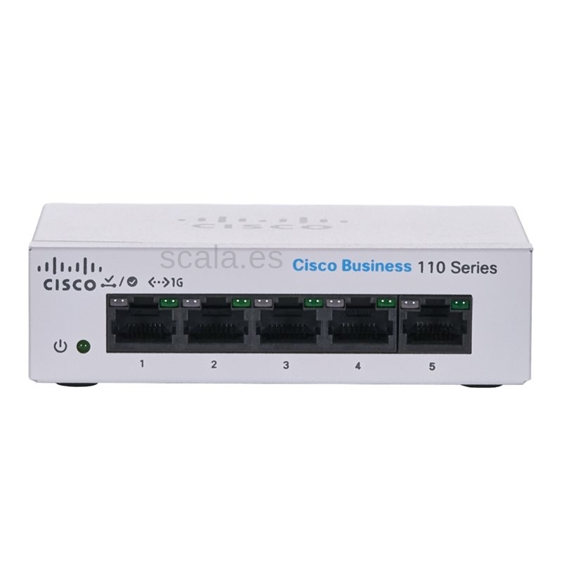 Conmutador / Switch Cisco Business 110 Series 110-5T-D