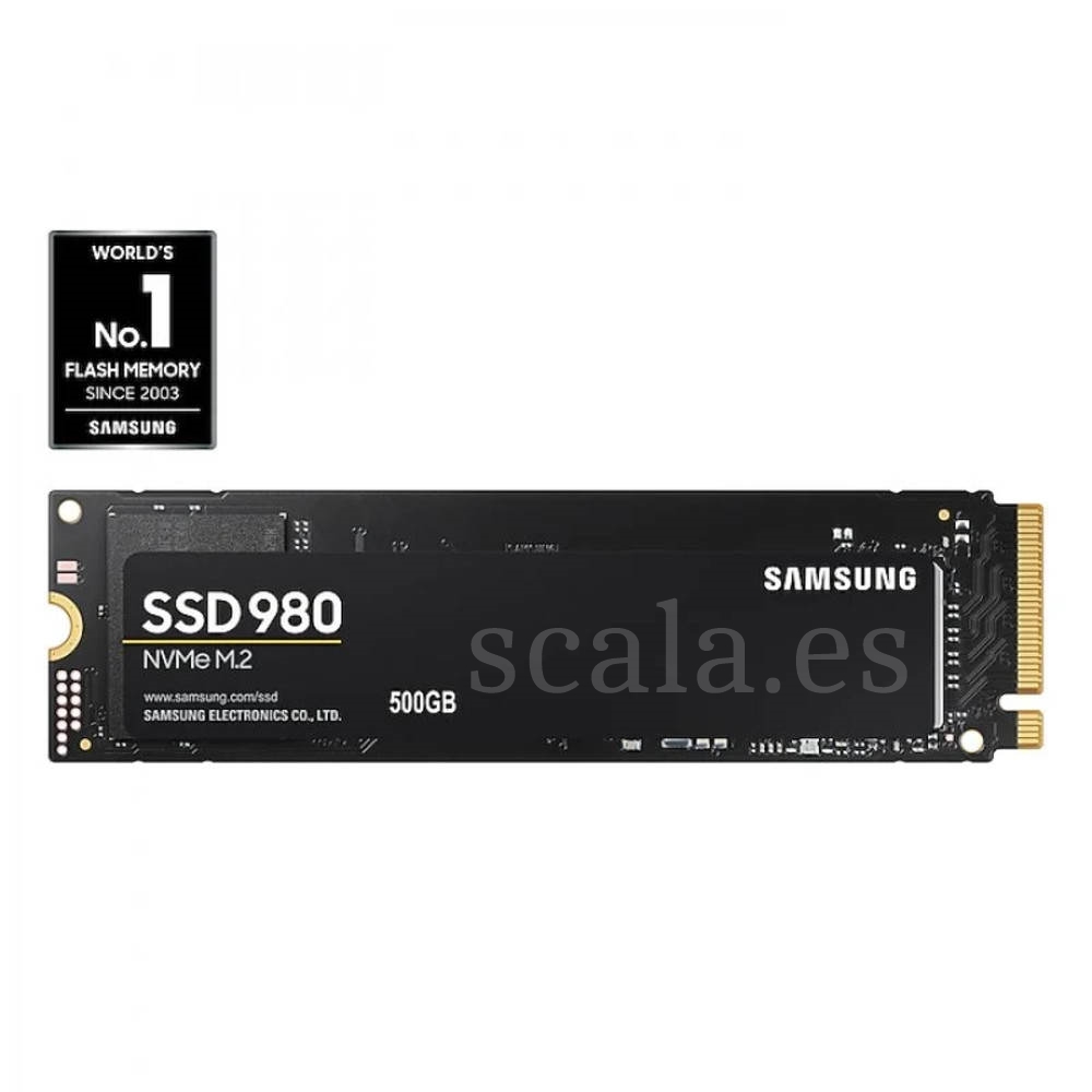 Disco Duro SSD Samsung 980 M.2 - 500GB - PCI Express 3.0 NVMe - MZ-V8V500BW