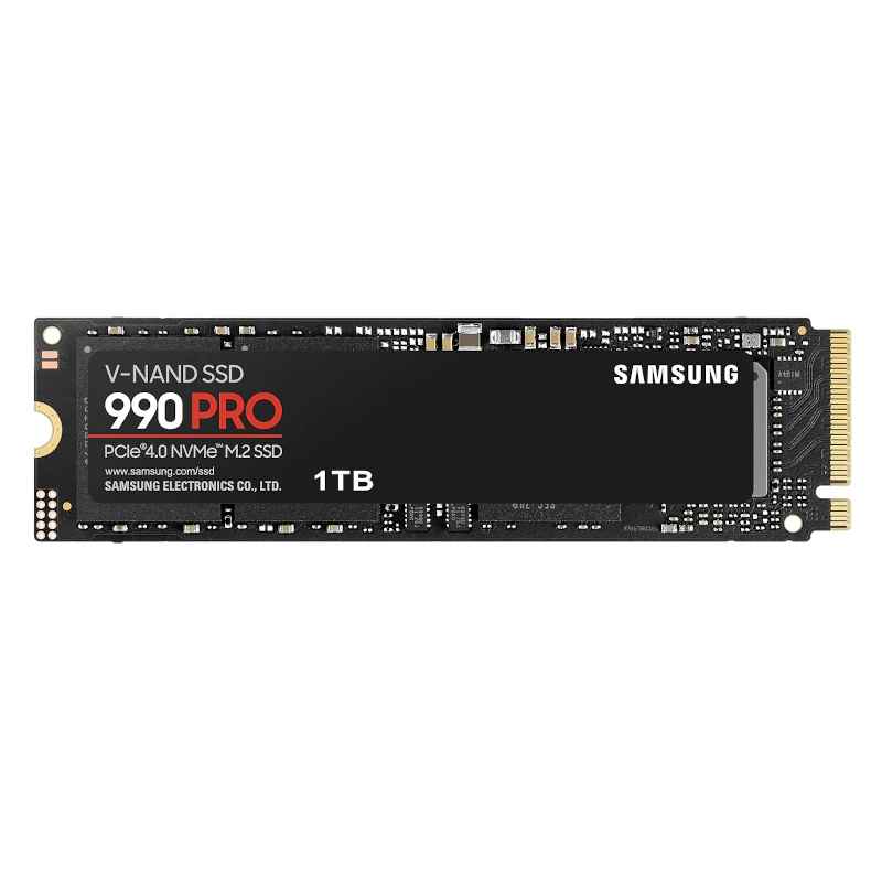 Disco Duro SSD Samsung 990 PRO - 1TB - PCIe 4.0 NVMe M.2 - MZ-V9P1T0BW