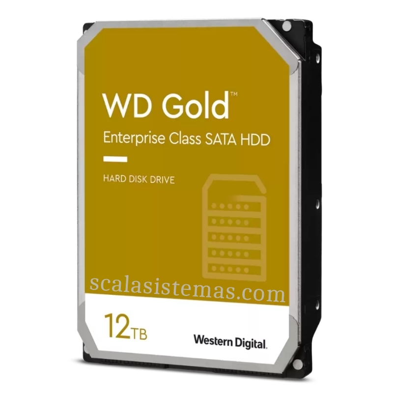 Disco Duro Western Digital Gold WD121KRYZ - 12TB - 3.5" - SATA3 - 7200 RPM