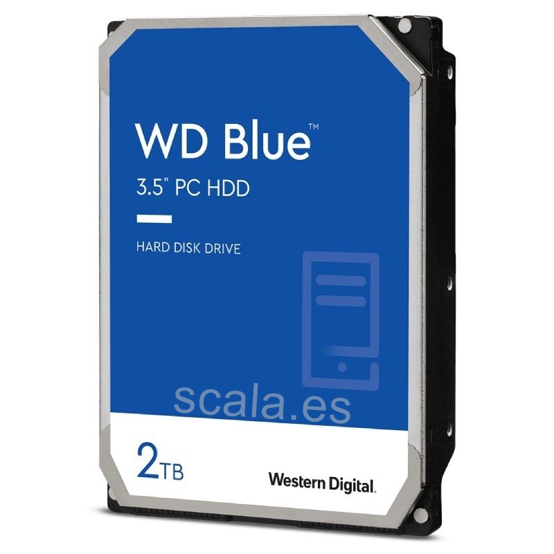 Disco Duro Western Digital WD Blue PC Desktop - 2TB - 3.5" - SATA III - 256MB - WD20EZBX