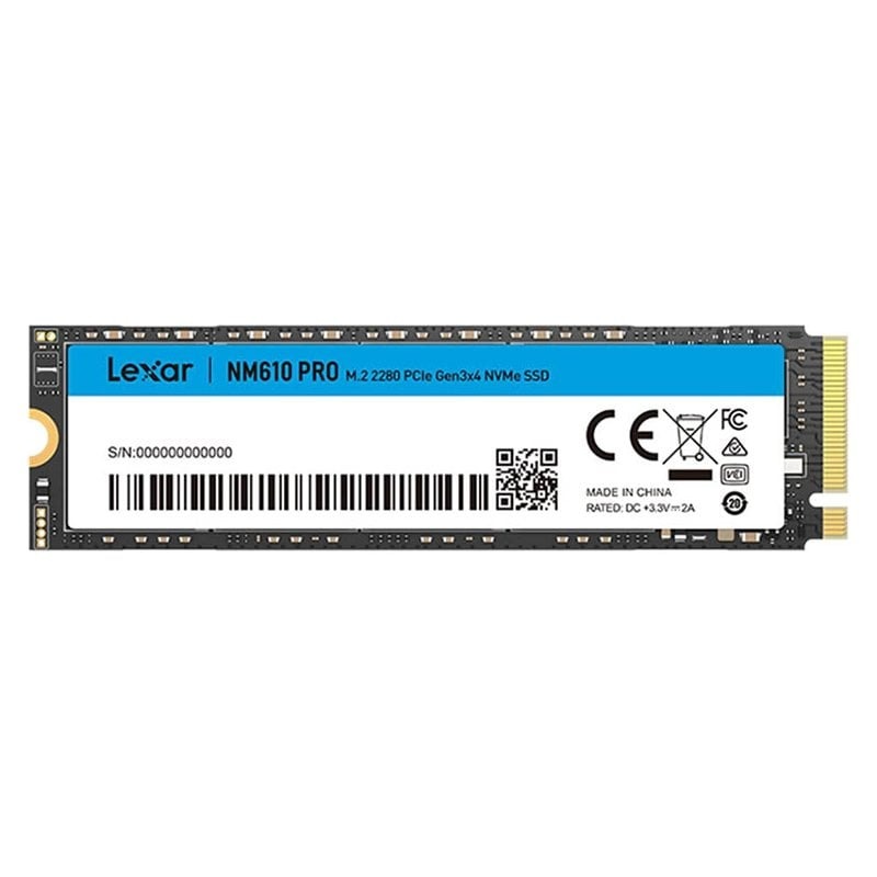 Disco SSD - 500GB SSD NVMe - PCIe Gen3x4 - Lexar NM610 PRO — LNM610P500G-RNNNG