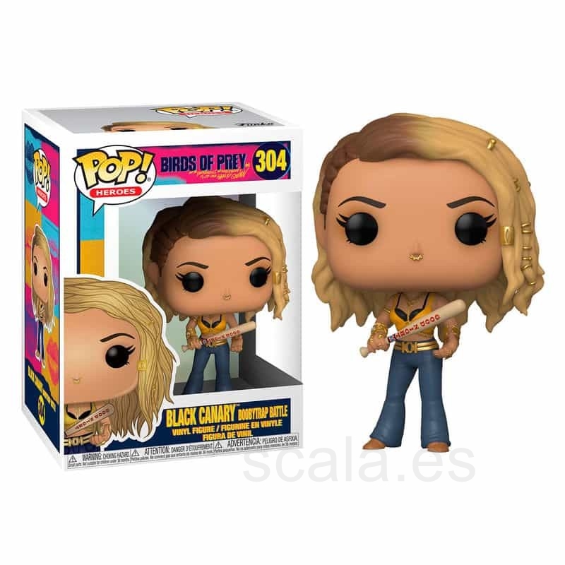 FUNKO POP DC AVES DE PRESA CANARIO NEGRO BLACK CANARY - 44372 - Nº 304