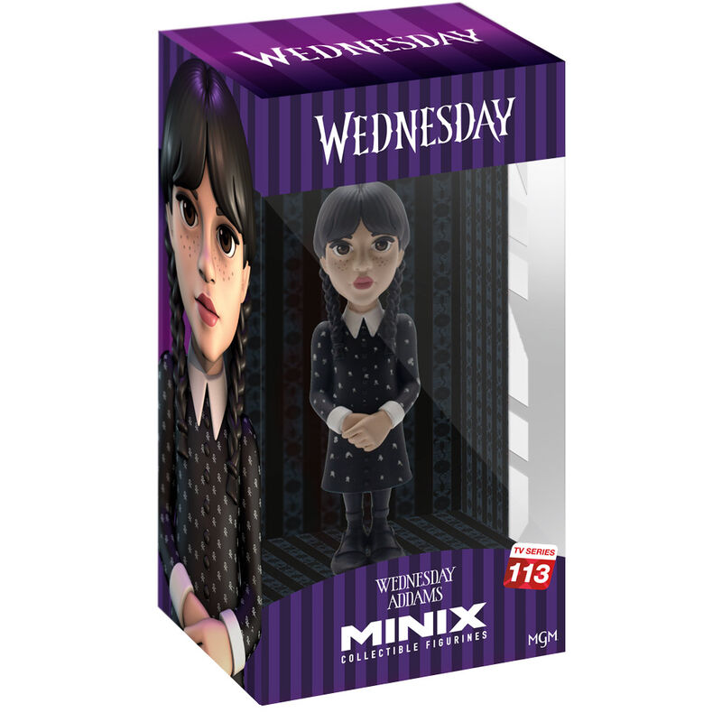 Figura Minix Miercoles Addams Wednesday - 12cm - Nº 113