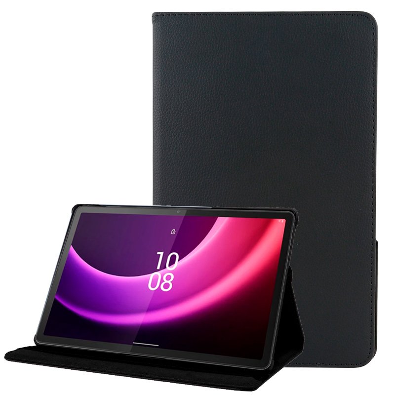 Funda COOL para Lenovo Tab P11 2ª Gen Polipiel Liso Negro - 11.5"