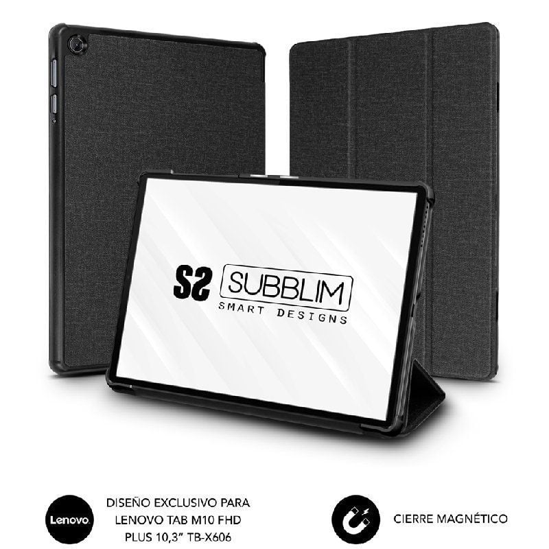 Funda Subblim Shock Case CST-5SC110 - Para Tablet Lenovo M10 FHD Plus TB-X606 de 10.3" - Negra