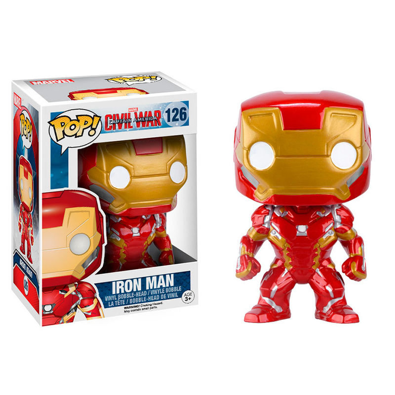 Funko Figura POP Marvel Civil War Iron Man - Nº 126
