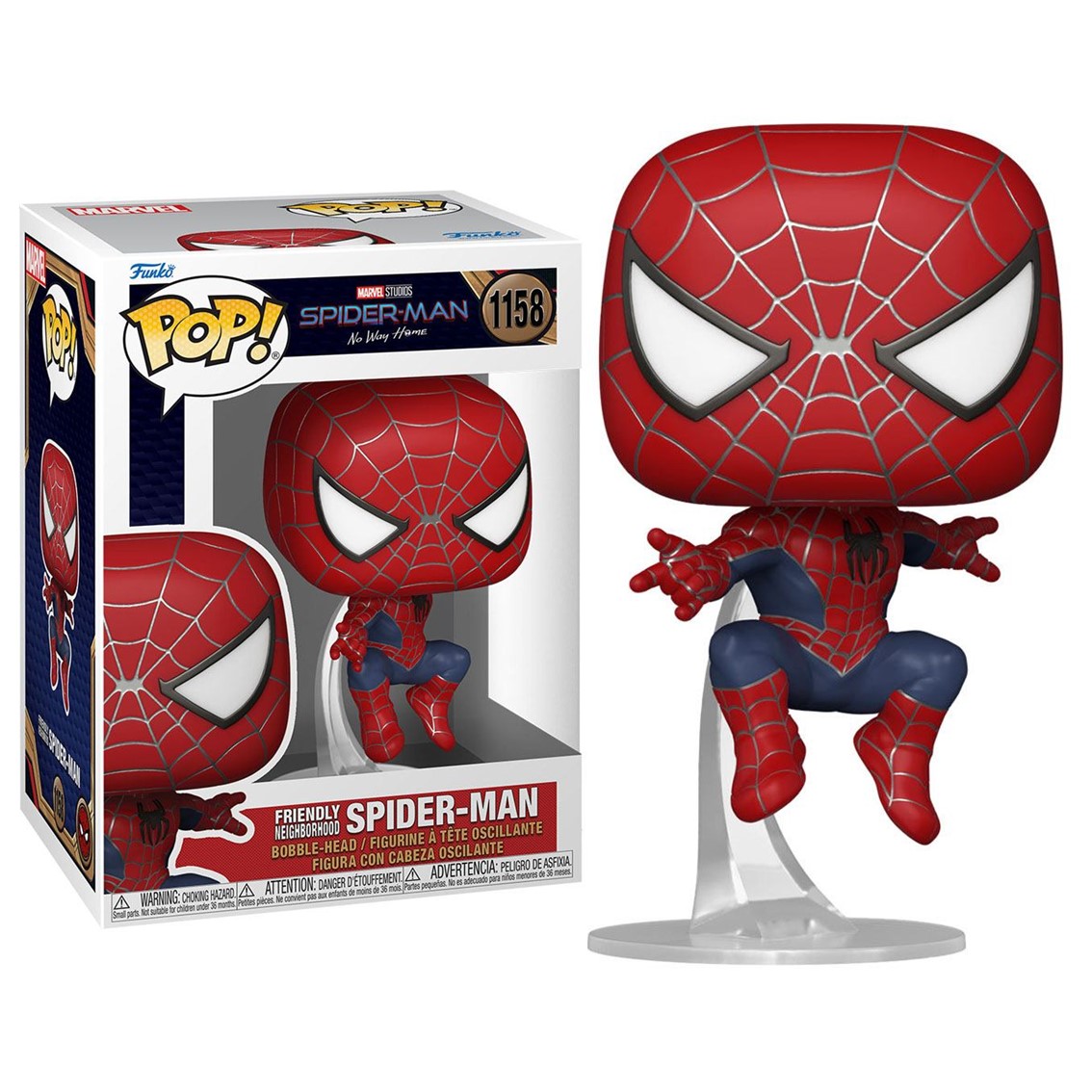 Funko Pop Marvel Spiderman No Way Home Spider-Man Friendly Neighborhood - Nº 1158