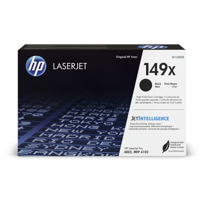 HP Toner 149X Negro para LaserJet Pro 4002, 4102 - Hasta 9.500 Páginas - W1490X