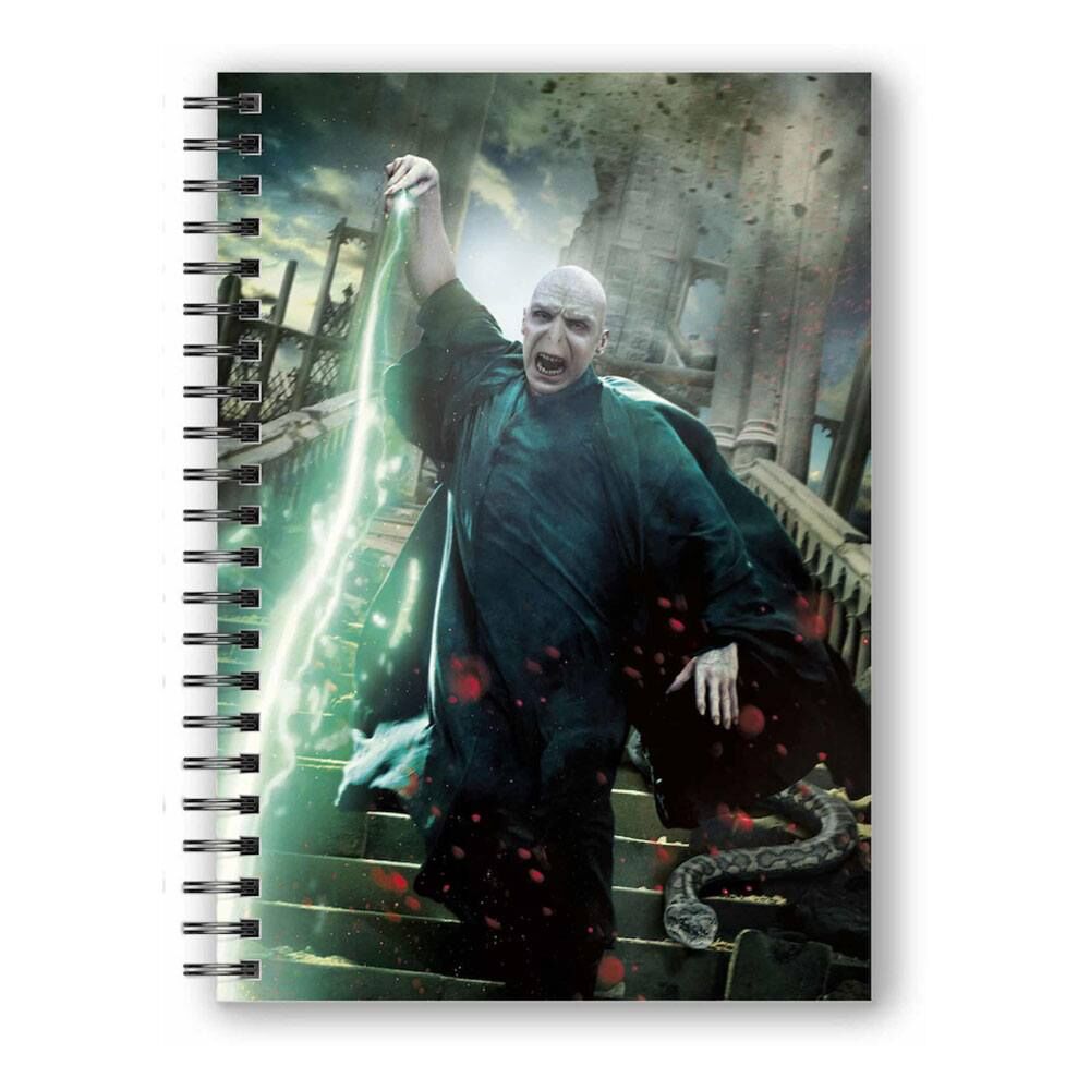 Libreta Efecto 3D Poster Harry Potter Voldemort - RS530940