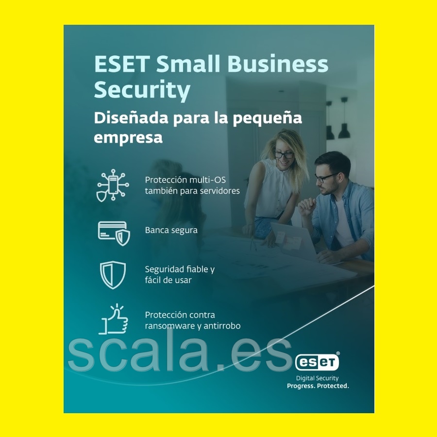 Licencia Antivirus EBS - ESET Small Business Security - 1 Año - 5 Equipos