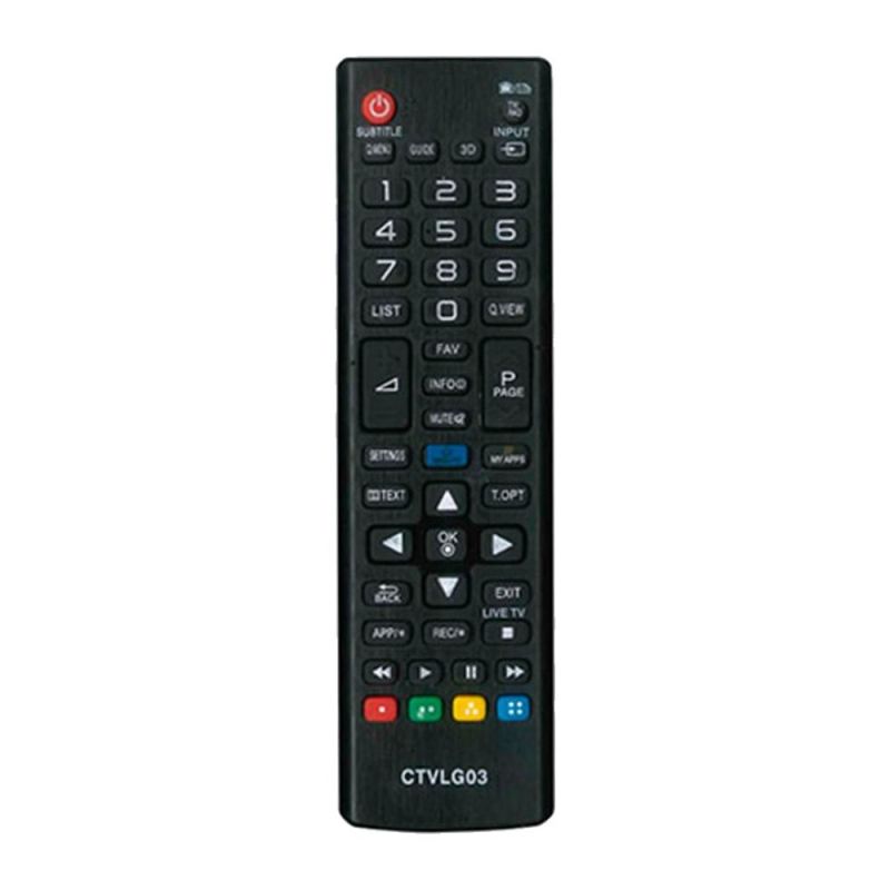 Mando a Distancia CTVLG03 • Compatible Con TV LG • No Precisa Programación