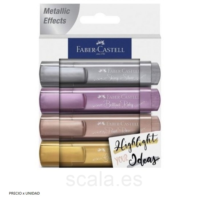 Marcador Fluorescente Faber Castell Textliner 46 FAB154623 - Colores Surtidos