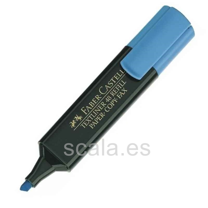 Marcador Fluorescente Faber Castell Textliner 48 154851 - 1 Unidad - Azul