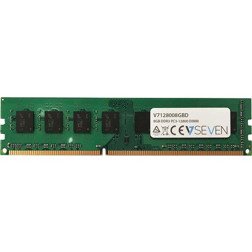 Módulo RAM V7 - 8 GB (1 x 8 GB) - DDR3 SDRAM - 1600 MHz DDR3-1600 / PC3-12800 - V7128008GBD