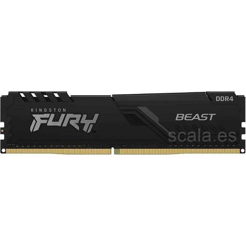 Memoria RAM Kingston Fury Beast - 8GB - DDR4 - 3200 MHz - 1.35V - CL16 - KF432C16BB/8