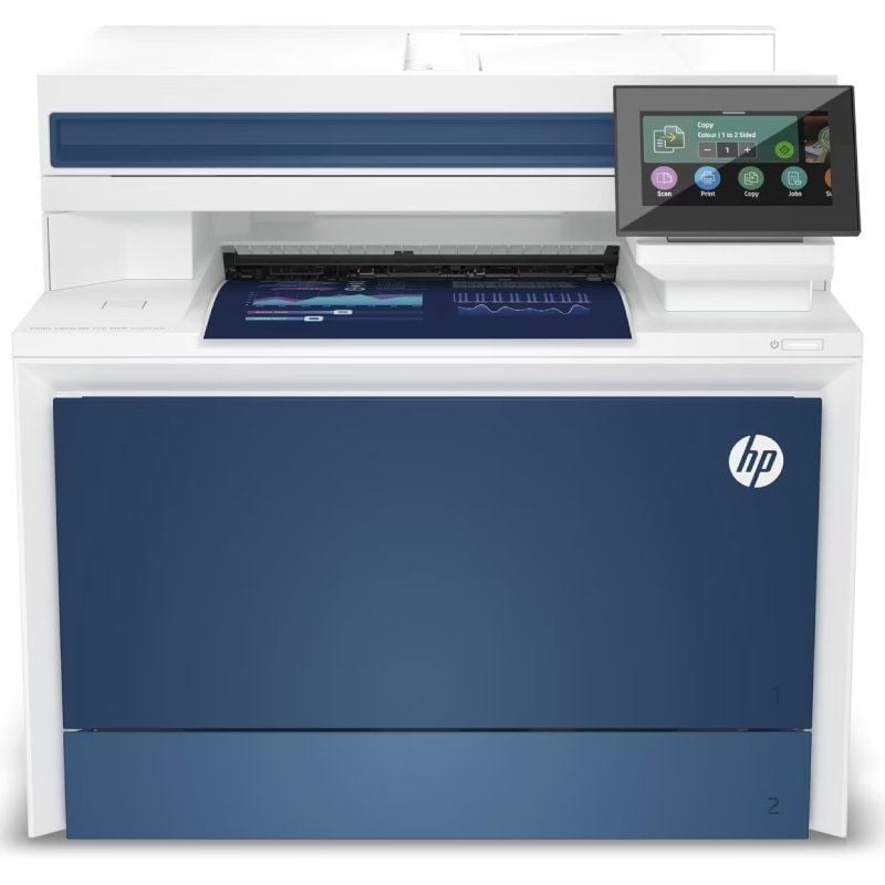 Multifunción Láser Color HP LaserJet Pro 4302dw - WiFi - Dúplex - ADF - Blanca y Azul - 4RA83F