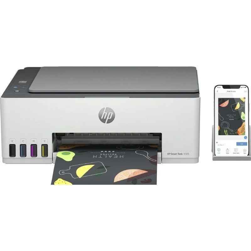 Multifunción Recargable HP Smart Tank 5105 - WiFi - Blanca - 1F3Y3A