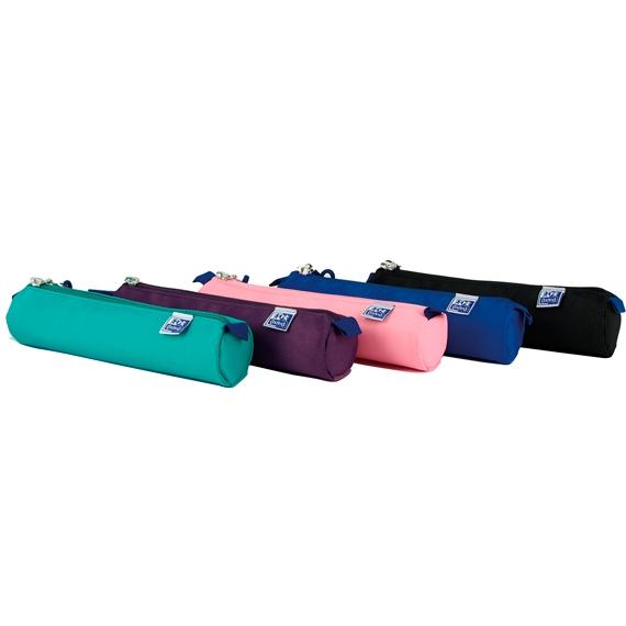 Oxford Kangoo Teens - Estuche Portatodo, Redondo, Pequeño - Poliéster - Colores Surtidos