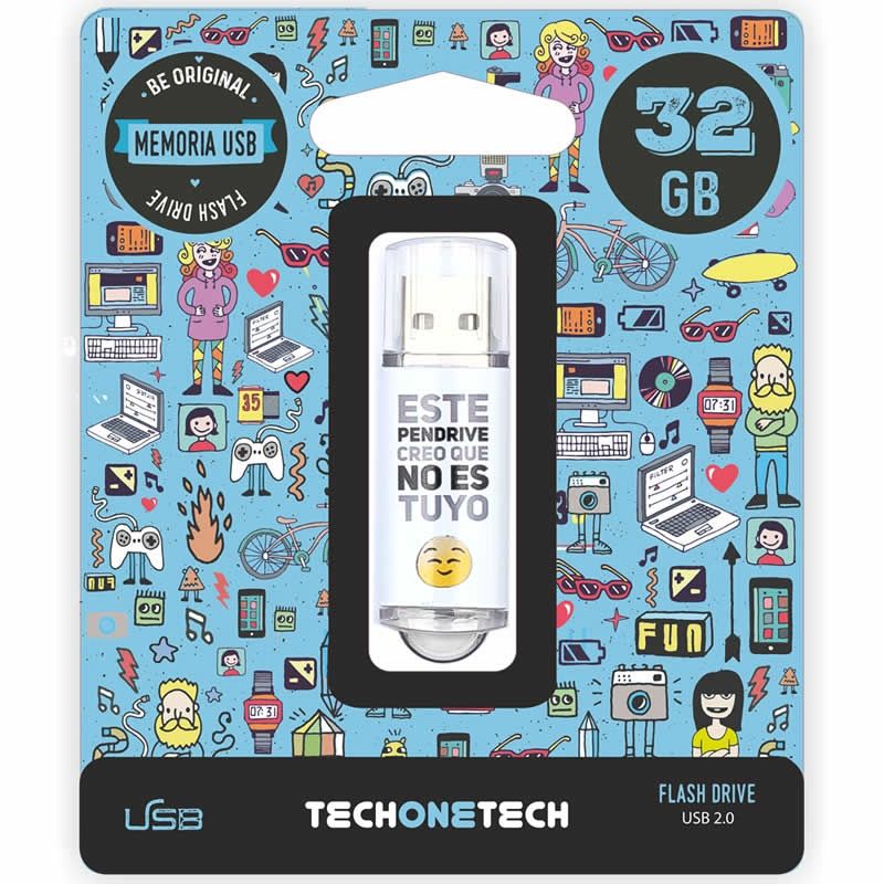 Pendrive Tech One Tech • Noestuyo • 32GB • USB 2.0
