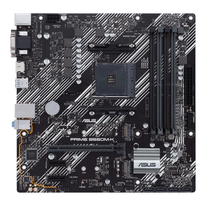 Placa Base ASUS PRIME B550M-K - Micro ATX - Socket AM4 — 90MB14V0-M0EAY0
