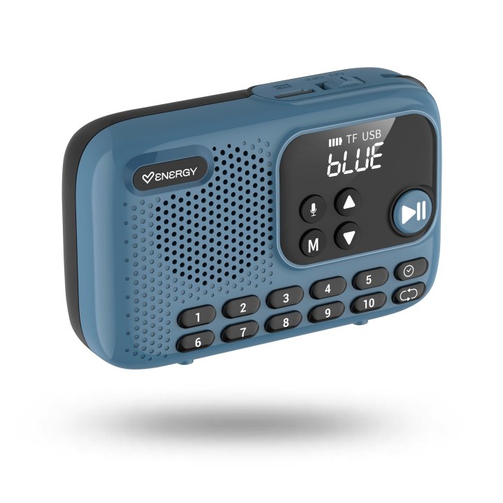 Radio Portatil Energy Sistem Tunergo FM - 10h - Salida 3.5mm - USB-C - Bluetooth - USB - MicroSD