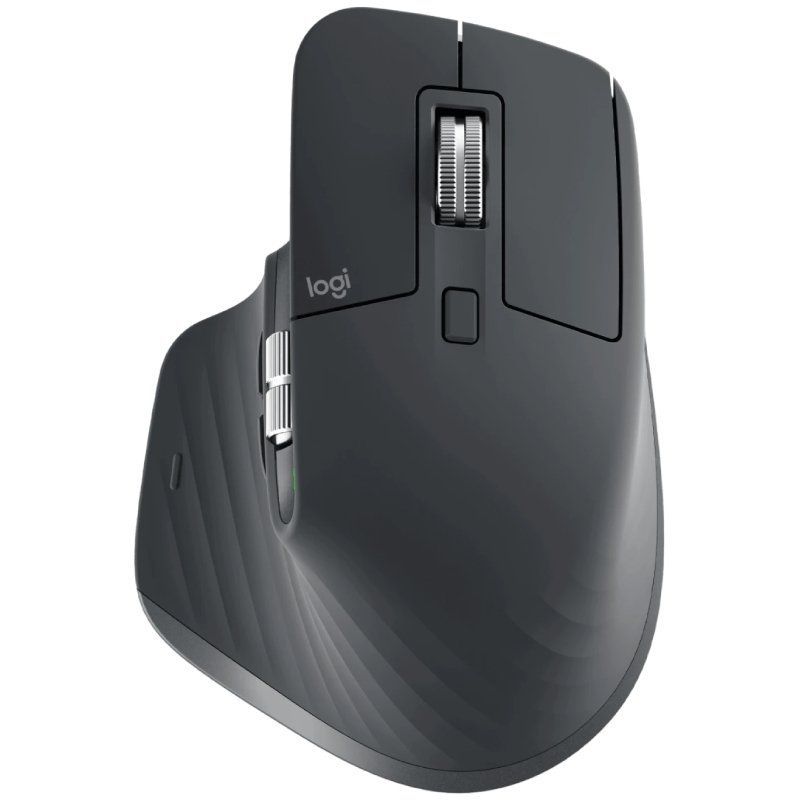 Ratón Inalámbrico por Bluetooth Logitech MX Master 3S - Batería Recargable - Grafito - 910-006559