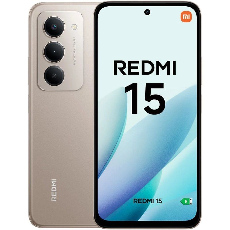 Smartphone Xiaomi Redmi 15 - 8GB - 256GB - 6.9" - Gris — MZB0L15EU