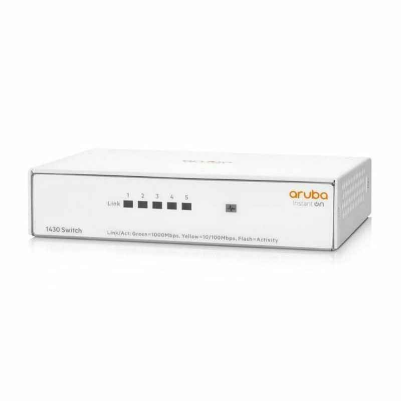 Switch / Conmutador HPE Aruba Instant On 1430 5G - 5 x 10/100/1000 - R8R44A