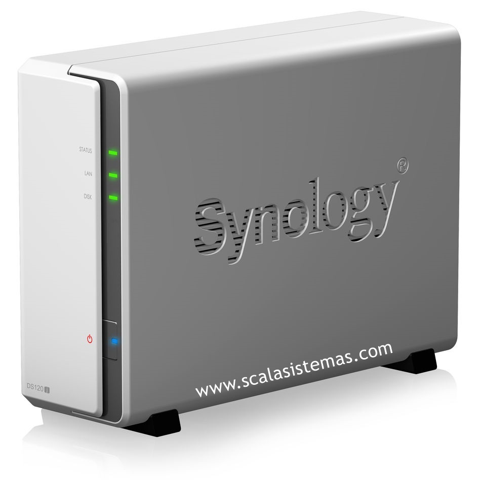 Synology Disk Station DS120j - Servidor NAS - SATA 6Gb/s - HDD - Gigabit Ethernet - iSCSI
